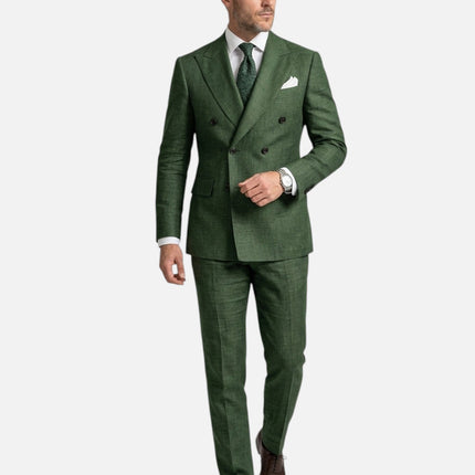 Men’s Double-Breasted Tailored Suit Set