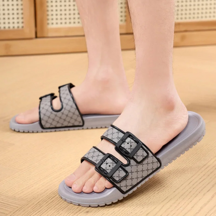 Men’s Double Buckle Slide Sandals