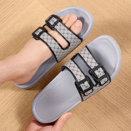 Men’s Double Buckle Slide Sandals