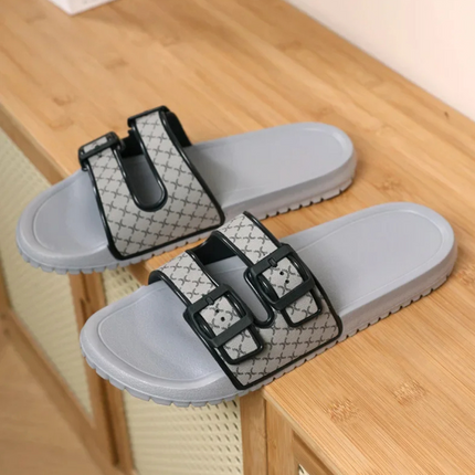 Men’s Double Buckle Slide Sandals