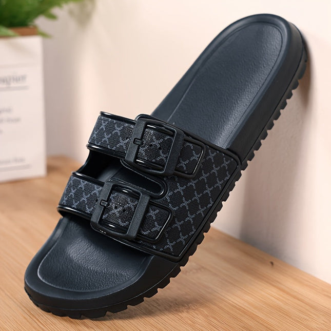 Men’s Double Buckle Slide Sandals