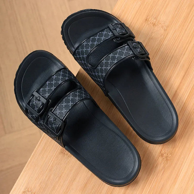 Men’s Double Buckle Slide Sandals