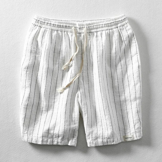 Men’s Drawstring Striped Shorts