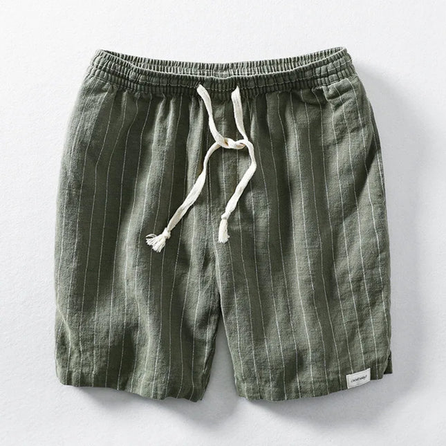 Men’s Drawstring Striped Shorts