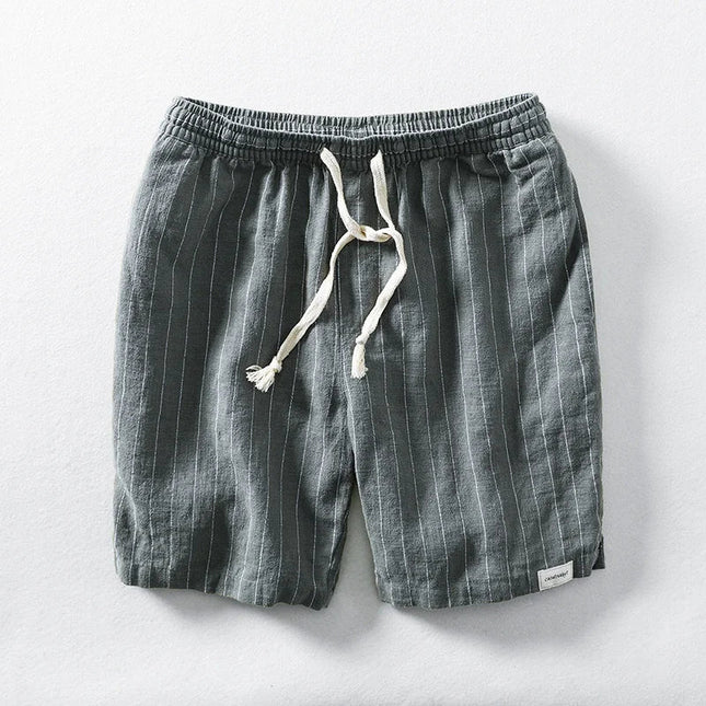 Men’s Drawstring Striped Shorts