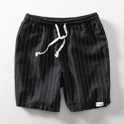 Men’s Drawstring Striped Shorts