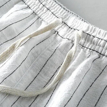 Men’s Drawstring Striped Shorts