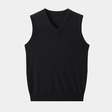 Men’s Essential V-Neck Knit Vest