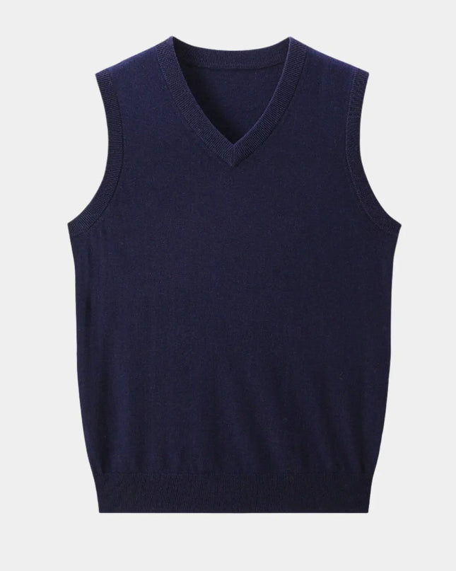 Men’s Essential V-Neck Knit Vest