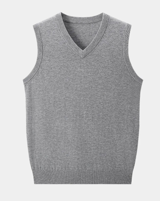 Men’s Essential V-Neck Knit Vest