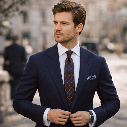 Men’s Floral Motif Tie