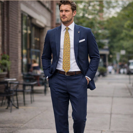 Men’s Floral Pattern Tie
