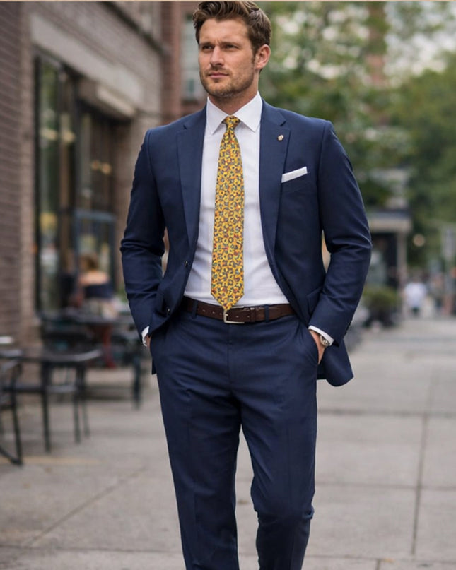 Men’s Floral Pattern Tie