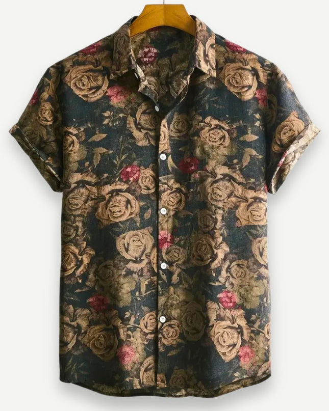 Men’s Floral Sleeve Shirt