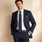 Patterned Navy Blue