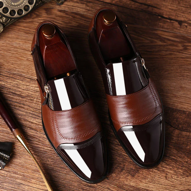 Men’s Gloss Slip-On Formal Loafers