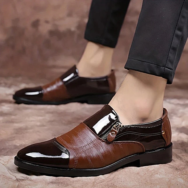 Men’s Gloss Slip-On Formal Loafers