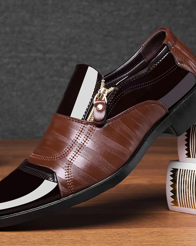 Men’s Gloss Slip-On Formal Loafers