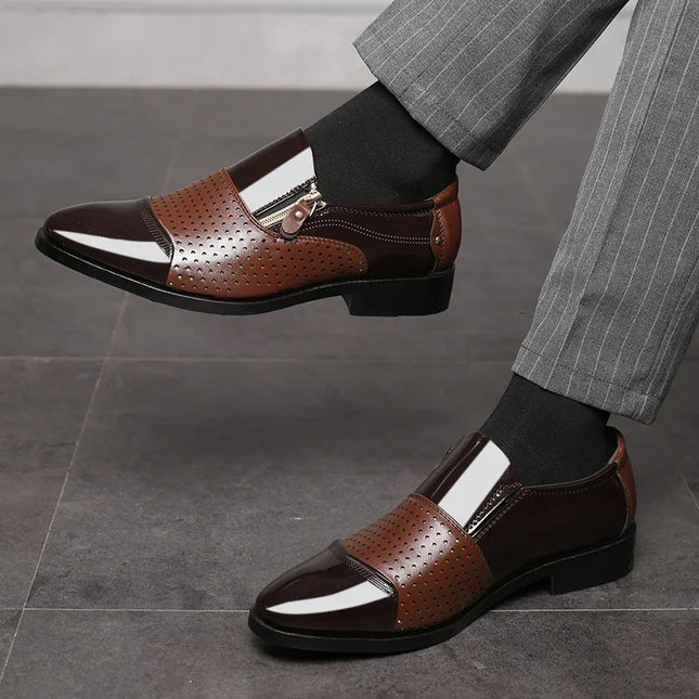 Men’s Gloss Slip-On Formal Loafers