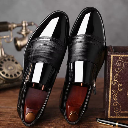 Men’s Gloss Slip-On Formal Loafers
