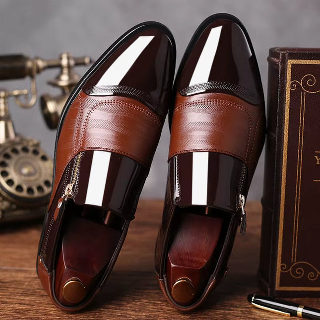 Men’s Gloss Slip-On Formal Loafers