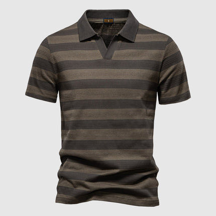 Men’s Harbor Stripe Polo Shirt