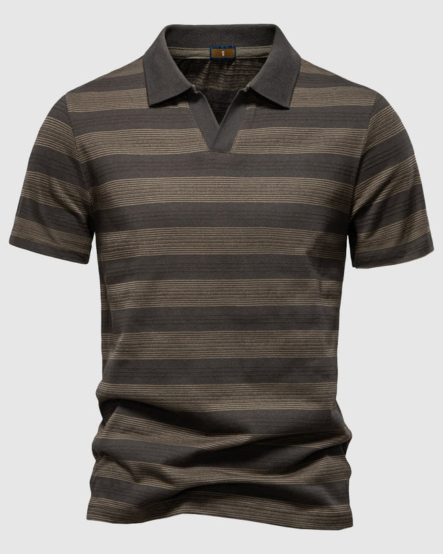 Men’s Harbor Stripe Polo Shirt