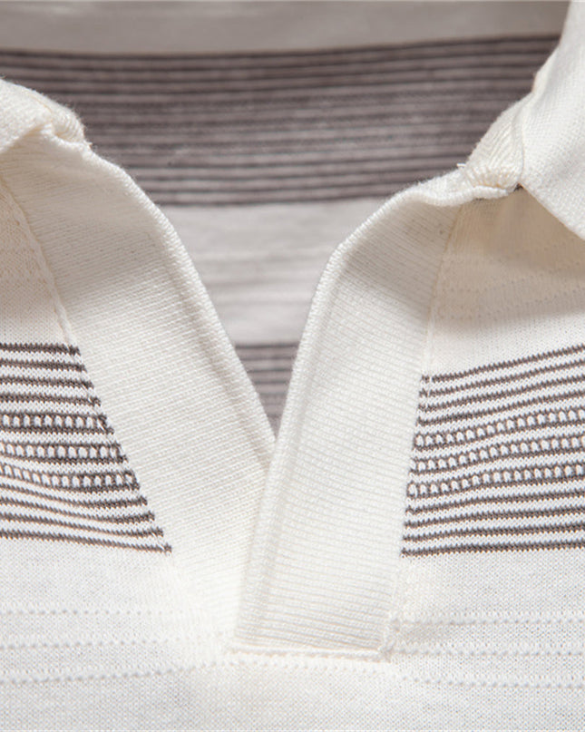Men’s Harbor Stripe Polo Shirt