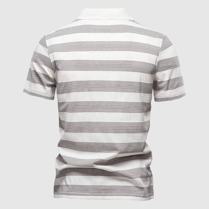 Men’s Harbor Stripe Polo Shirt