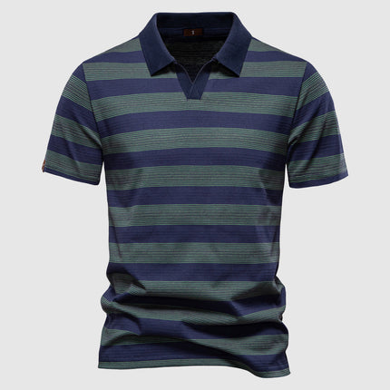 Men’s Harbor Stripe Polo Shirt