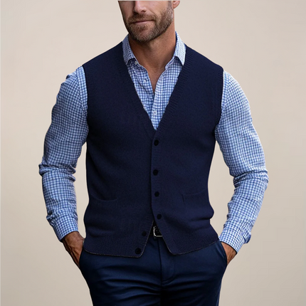 Men’s Heritage Button Knit Vest