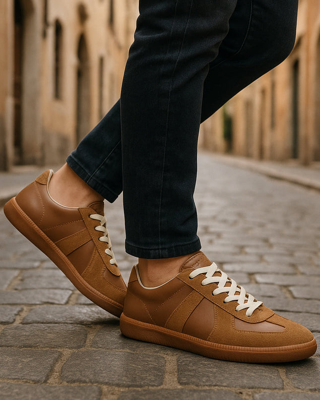 Men’s Heritage Court Lace-Up Sneakers