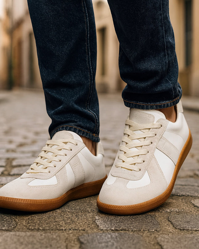 Men’s Heritage Court Lace-Up Sneakers