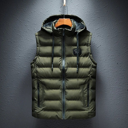 Men’s Hooded Quilted Puffer Vest
