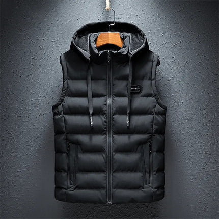 Men’s Hooded Quilted Puffer Vest