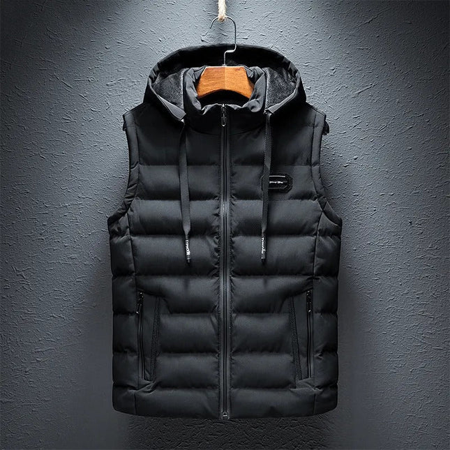 Men’s Hooded Quilted Puffer Vest