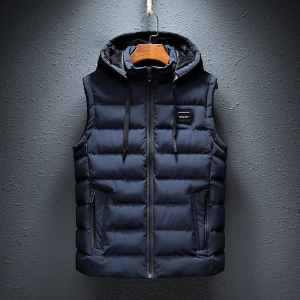 Men’s Hooded Quilted Puffer Vest
