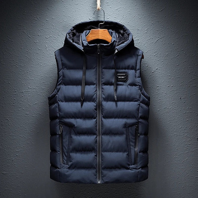 Men’s Hooded Quilted Puffer Vest