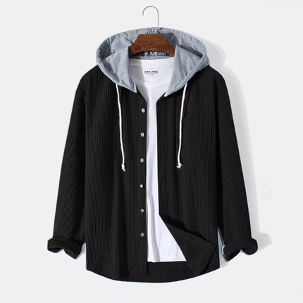 Men’s Hooded Shirt Jacket