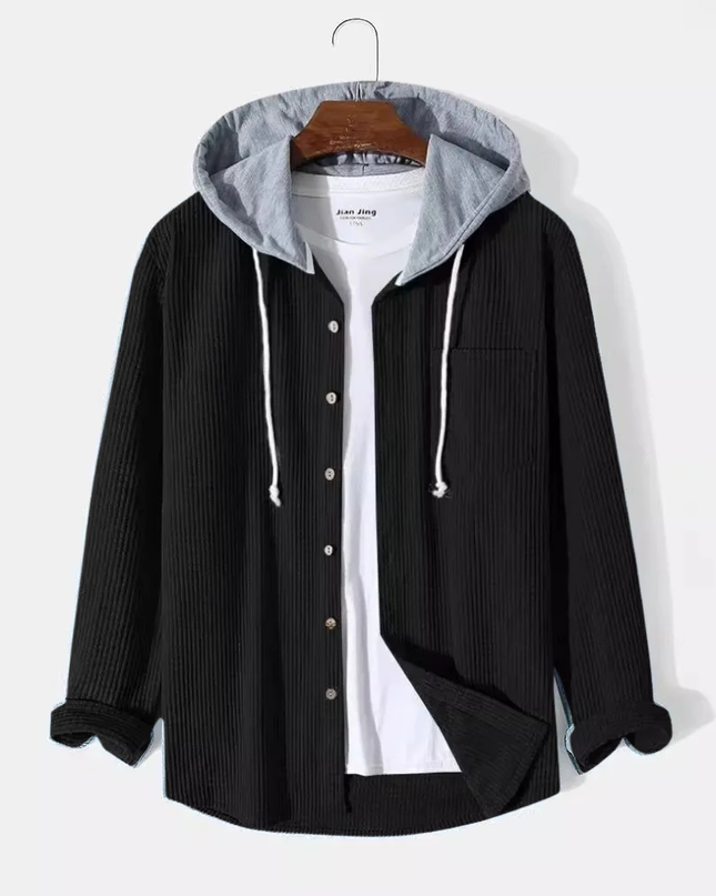 Men’s Hooded Shirt Jacket