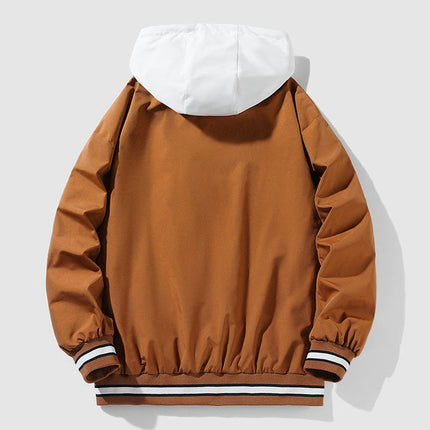Men’s Hooded Varsity Jacket