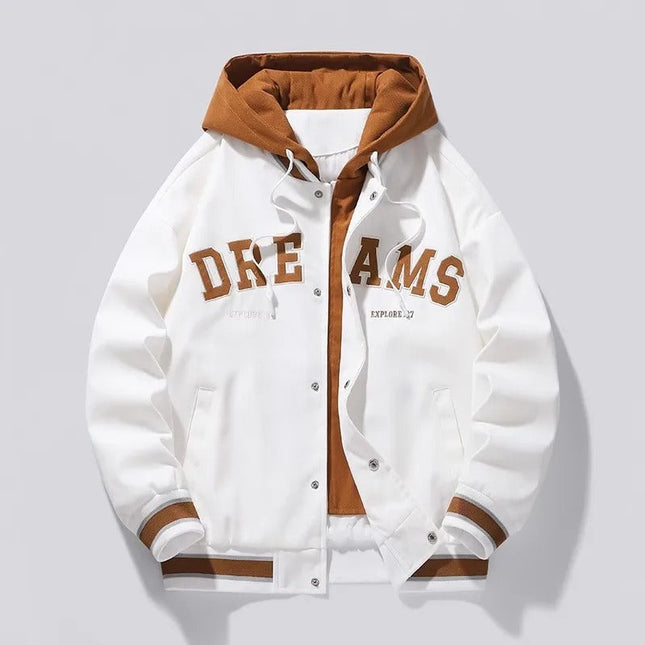 Men’s Hooded Varsity Jacket