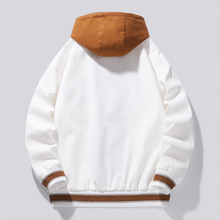 Men’s Hooded Varsity Jacket