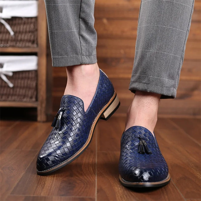 Men’s Imperial Weave Tassel Loafers