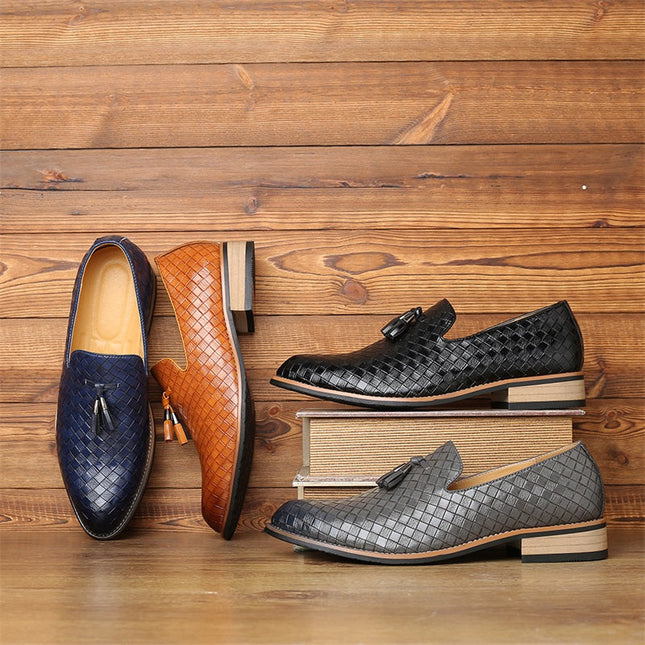 Men’s Imperial Weave Tassel Loafers