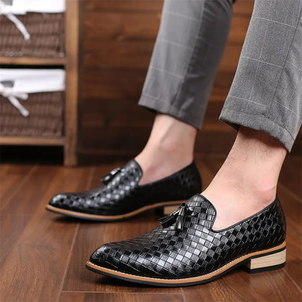 Men’s Imperial Weave Tassel Loafers