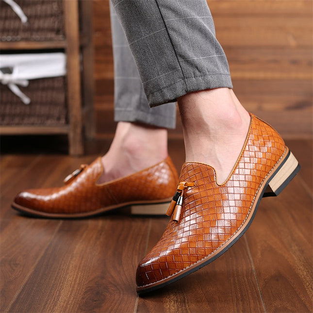 Men’s Imperial Weave Tassel Loafers