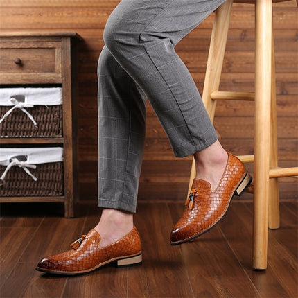Men’s Imperial Weave Tassel Loafers