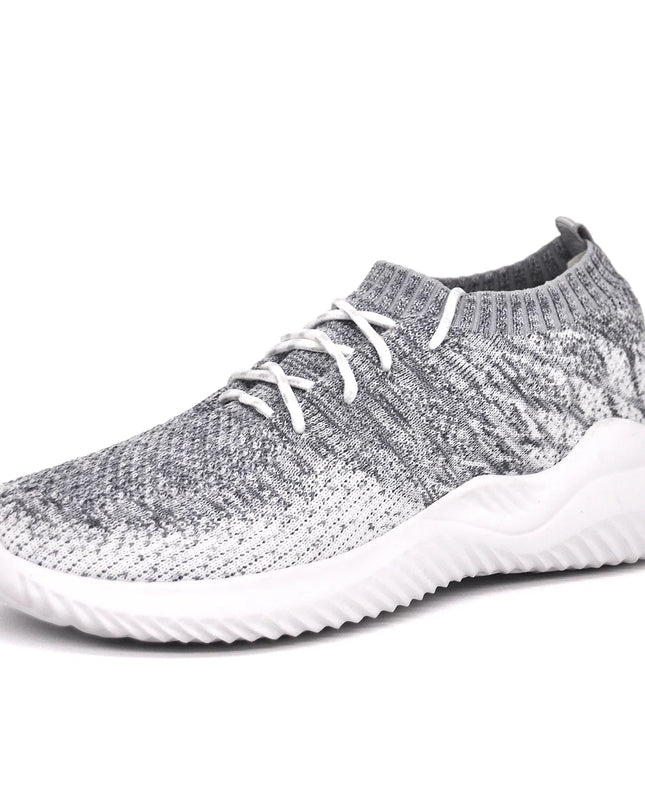 Men’s Knit Lace-Up Running Sneakers