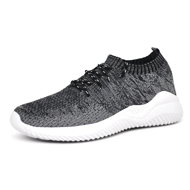 Men’s Knit Lace-Up Running Sneakers